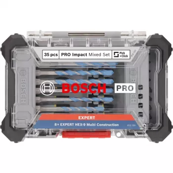 Bosch PRO Impact and Multi rinkinys 35 dalių atsuktuvų antgalių rinkinys 2608521U82