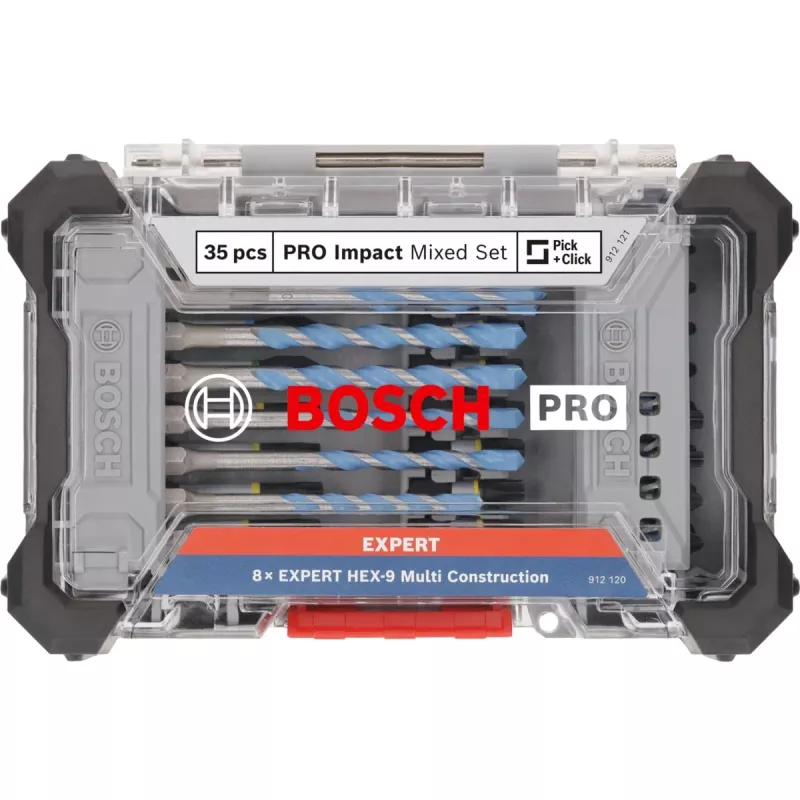 Bosch PRO Impact and Multi rinkinys 35 dalių atsuktuvų antgalių rinkinys 2608521U82