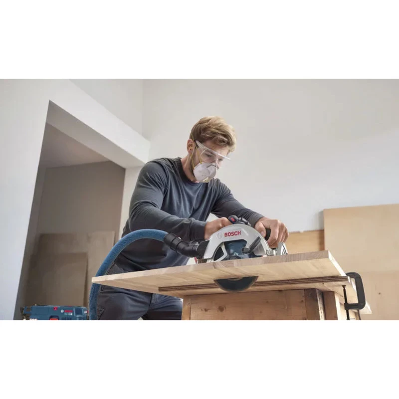 Bosch Professional GKS 18V-68-2 Belaidis rankinis diskinis pjūklas, 18V, 190 mm diskas, Solo (be akumuliatoriaus ir įkroviklio), mėlynas/juodas, L-BOXX dėkle