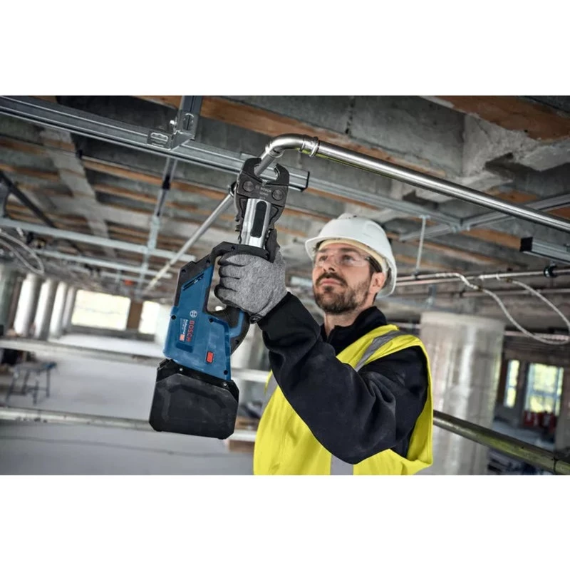 Bosch Professional GPT 18V-19 belaidis presavimo įrankis 18V Solo komplektas SV (3 Compact SV nasrai, L-BOXX, be akumuliatoriaus/įkroviklio)
