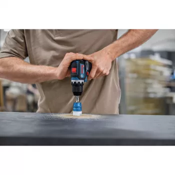 Bosch Professional GSR 12V-32 Akumuliatorinis sukamasis gręžtuvas (12V, 2x 2.0Ah Li-Ion, 36 dalių priedų rinkinys, įrankių krepšys, mėlynas/juodas)