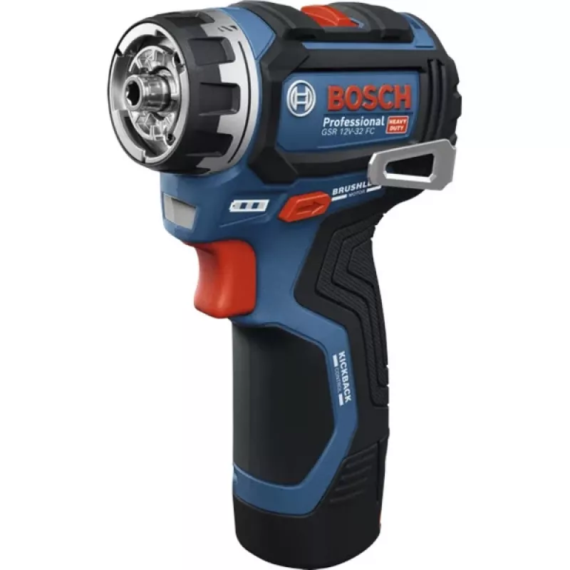 Bosch Professional GSR 12V-32 FC Akumuliatorinis Gręžtuvas-Suktuvas 12V Mėlyna/Juoda Be Akumuliatoriaus