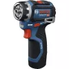 Bosch Professional GSR 12V-32 FC belaidis gręžtuvas/suktuvas 12V (mėlyna/juoda, be akumuliatoriaus, 5 adapteriai, L-BOXX)