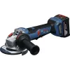 BOSCH Professional GWS 18V-11PS belaidis kampinis šlifuoklis 125mm 18V Solo (tik įrankis) L-BOXX dėkle