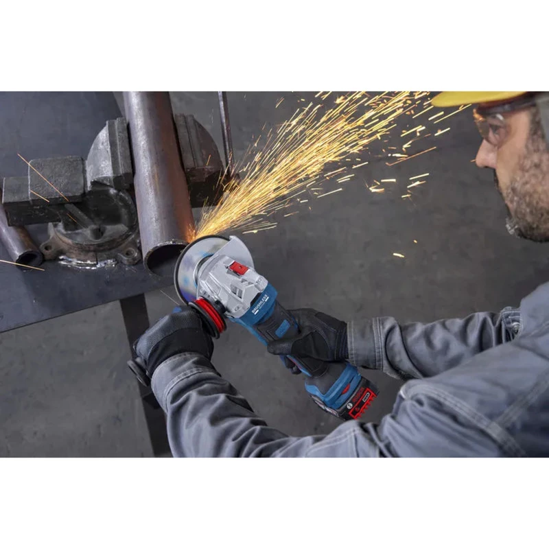 Bosch Professional GWS 18V-11PS belaidis kampinis šlifuoklis 18V 125mm mėlynas/juodas, įrankis be akumuliatoriaus