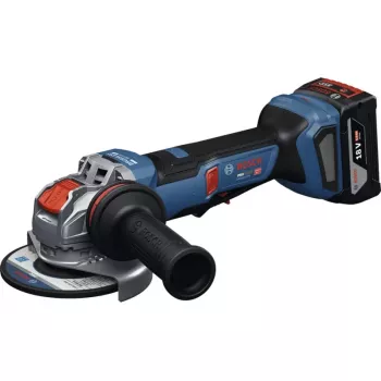 Bosch Professional GWX 18V-11PS belaidis kampinis šlifuoklis Solo, 18V, 125mm, X-LOCK, mėlyna/juoda, be akumuliatoriaus ir įkroviklio