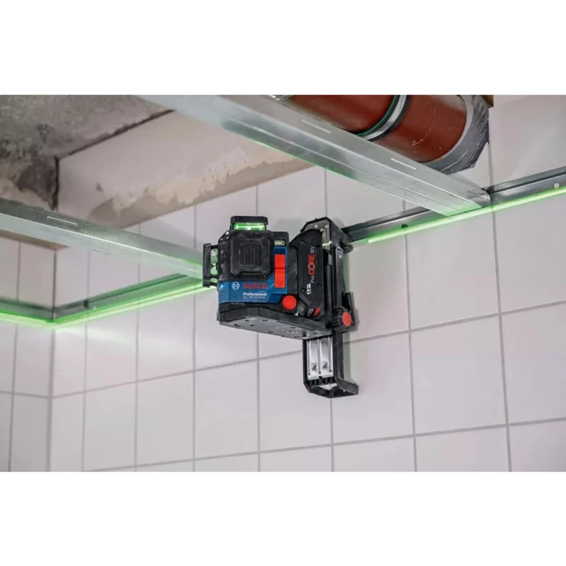 Bosch Professional tvirtinimo laikiklis DK 20 (juodas, skirtas linijiniams lazeriams GLL 18V-120-33 CG ir LB 10 laikikliui)