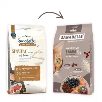 BOSCH Sanabelle Sensitive with Lamb - Sausas kačių maistas - 2kg