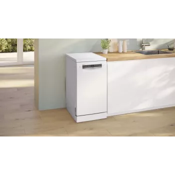 Bosch SPS4HMW13E Laisvai pastatoma indaplovė, 9 komplektų, energijos klasė C, 45 cm, balta