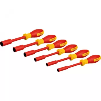 Bosch VDE izoliuotų atsuktuvų rinkinys 1600A02NF3, 7 dalių, plokšti/Phillips/Pozidriv, 1000V, IEC 60900