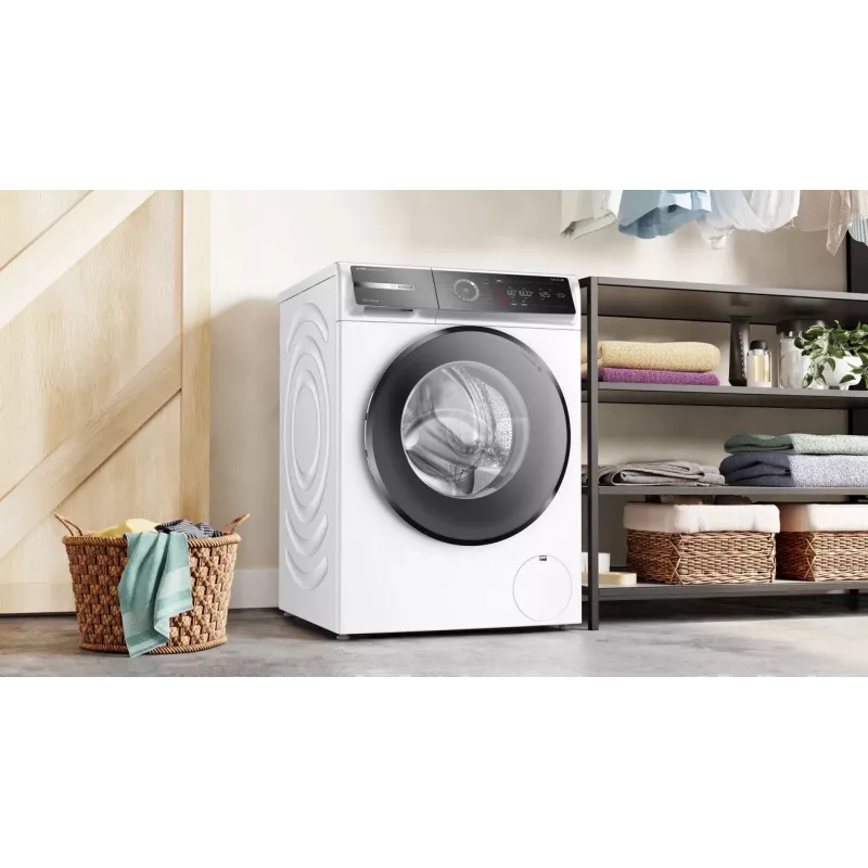 Bosch WGB266A0SN Priekinio pakrovimo skalbimo mašina, 10 kg, 1600 aps./min., A energijos klasė, balta