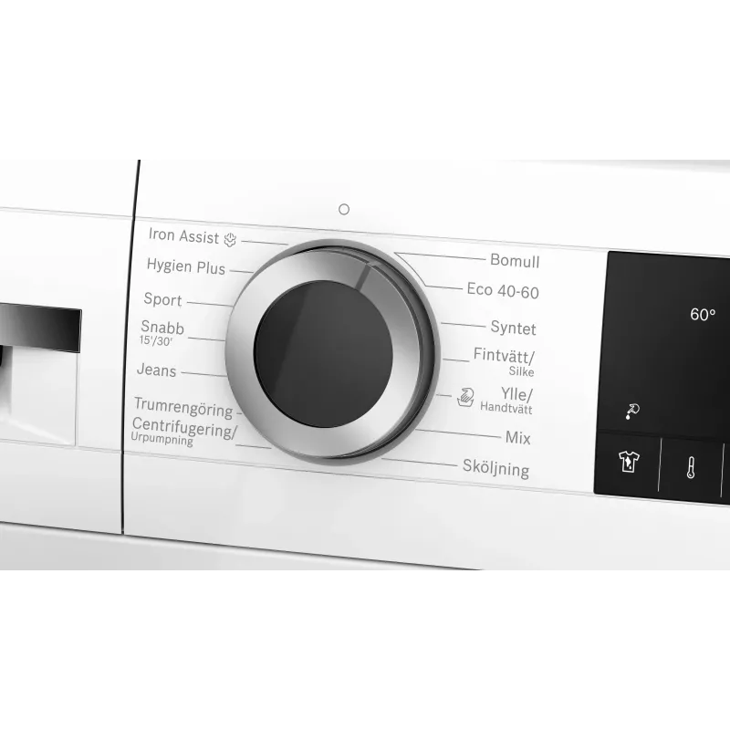 Bosch WGG244ZTSN Skalbimo mašina, A, Priekinio pakrovimo, Talpa 9 kg, Gylis 58,8 cm, 1400 RPM, Balta