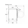 BOSCH WGG254ZGPL 9 kg priekinės apkrovos skalbimo mašina su i-DOS ir Home Connect