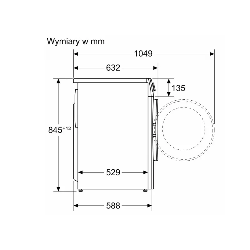 BOSCH WGG254ZGPL 9 kg priekinės apkrovos skalbimo mašina su i-DOS ir Home Connect