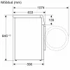 Bosch WGH256AESN Skalbimo mašina, 10 kg, 1600 aps./min., balta
