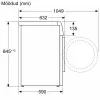 Bosch WGK264FLSN Laisvai pastatoma skalbimo mašina su priekiniu pakrovimu, 9 kg, 1600 aps/min, energijos klasė A, balta