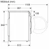 Bosch WQB246DLSN 9 kg priekinio pakrovimo skalbimo mašina su i-DOS ir Home Connect