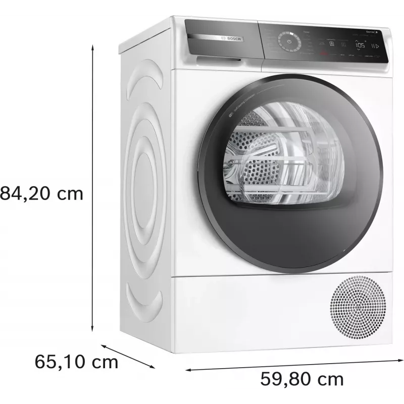 Bosch WQB246DLSN 9 kg priekinio pakrovimo skalbimo mašina su i-DOS ir Home Connect