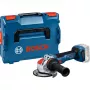 BOSCH X-LOCK belaidis kampinis šlifuoklis GWX 18V-11 S Professional Solo, 18V, 125mm, mėlynas/juodas, tik įrankis