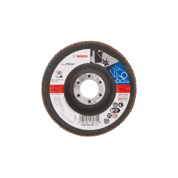 Bosch X571 Best for Metal sklendės diskas, 115 mm x 22,23 mm, cirkonio aliuminio oksidas, grūdėtumas 40, kūginis, 80 m/s, 13 300 RPM, skirtas plienui ir nerūsėjančiam plienui 2608607336