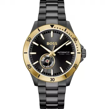 BOSS Vyrų 1514203 Chronografinis Laikrodis 42mm Nerūdijančio Plieno Mėlynu Ciferblatu
