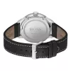 BOSS Vyrų Grand Prix Chronografinis Laikrodis 1513898 44mm Juodas Ciferblatas Odinis Dirželis