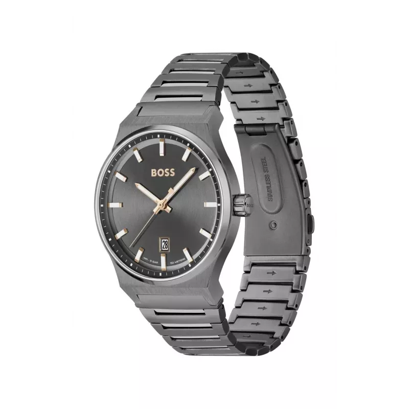 BOSS Vyrų Skymaster Chronografinis Laikrodis 1514078 41mm Mėlynas Ciferblatas Nerūdijantis Plienas
