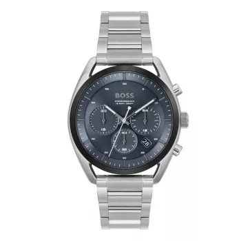 BOSS Vyriškas Skymaster Chronografinis Laikrodis 1514093 44mm Nerūdijantis Plienas Mėlynas Ciferblatas