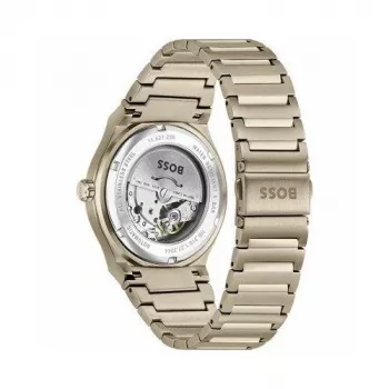 BOSS vyriškas kvarcinis chronografo laikrodis Velocity 1514184 41mm nerūdijantis plienas juodas ciferblatas