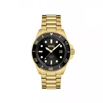 BOSS Vyriškas laikrodis 1513917 43 mm Nerūdijantis plienas Mėlynas ciferblatas Chronografas