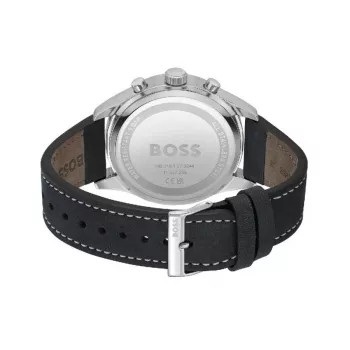 BOSS Vyriškas Laikrodis 1513987 44mm Nerūdijantis Plienas Mėlynas Ciferblatas Chronografas