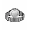 BOSS Vyriškas laikrodis 1514005 44mm Nerūdijančio plieno korpusas Mėlynas ciferblatas Ruda odinė juosta Chronografas Kvarcinis