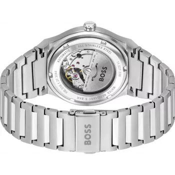 BOSS Vyriškas Laikrodis 1514118 41mm Nerūdijantis Plienas Mėlynas Ciferblatas Chronografas