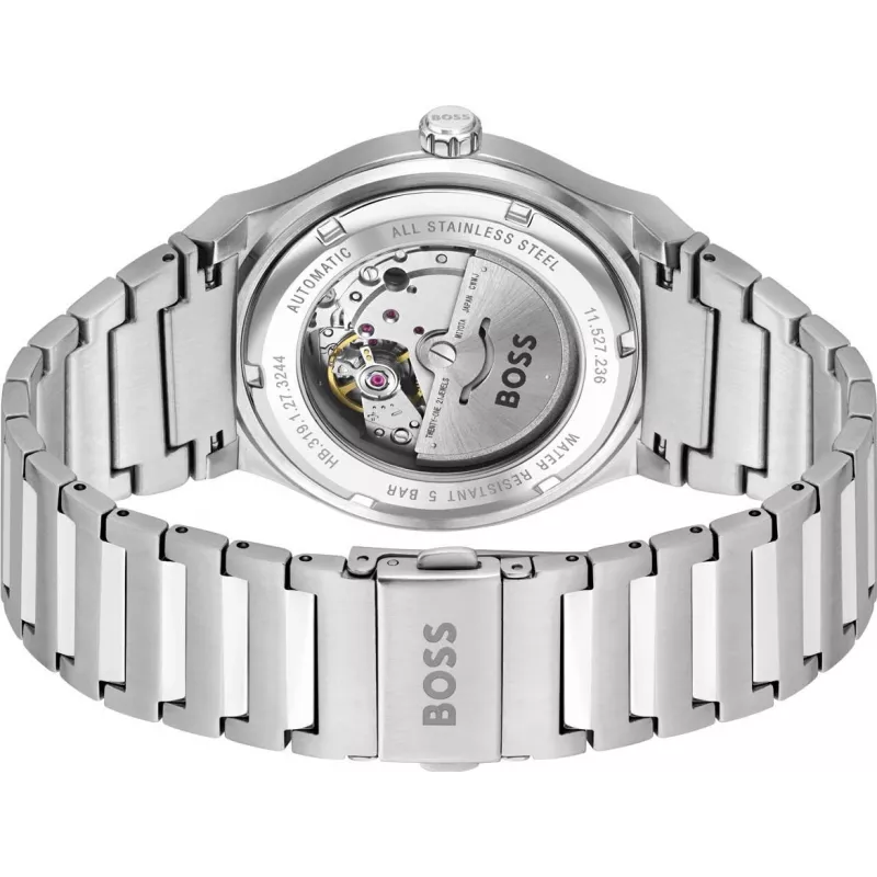 BOSS Vyriškas Laikrodis 1514118 41mm Nerūdijantis Plienas Mėlynas Ciferblatas Chronografas
