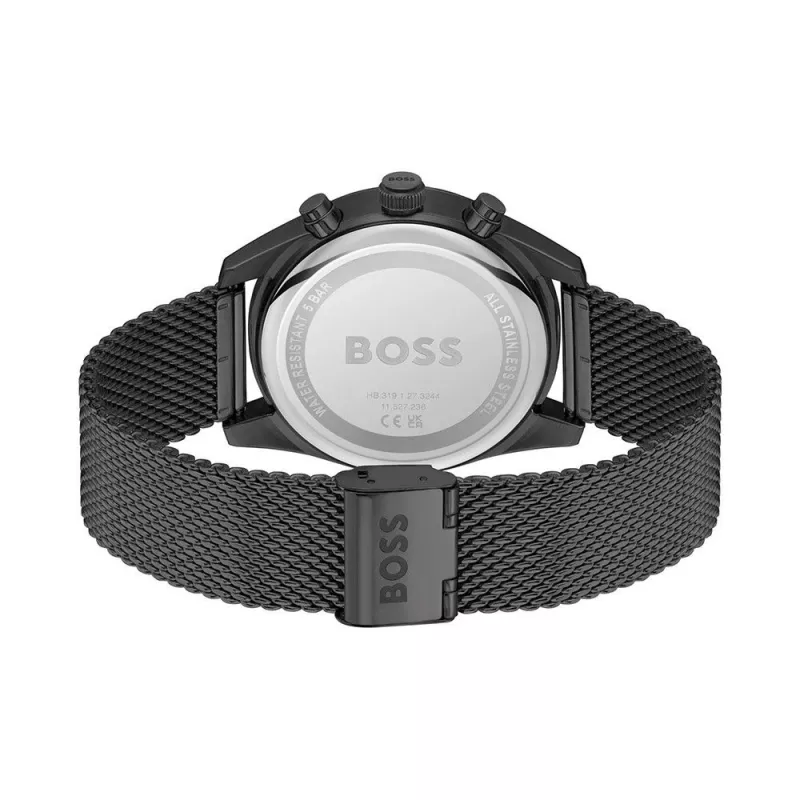 BOSS Vyriškas Laikrodis 1514150 (44mm) - Mėlynas Ciferblatas, Nerūdijantis Plienas