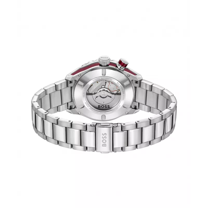 BOSS Vyriškas Laikrodis 1514179 42mm Nerūdijantis Plienas Mėlynas Ciferblatas Chronografas