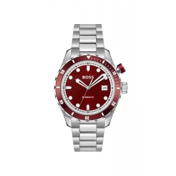 BOSS Vyriškas Laikrodis 1514179 42mm Nerūdijantis Plienas Mėlynas Ciferblatas Chronografas