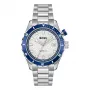 BOSS Vyriškas Laikrodis 1514212 42mm Nerūdijantis Plienas Mėlynas Ciferblatas Chronografas
