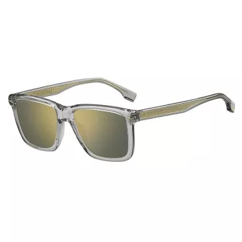 BOSS akiniai BOSS1317SKB7C Vyriški kvadratiniai Havana acetato rėmeliai rudi lęšiai UV400