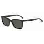 BOSS Akiniai BOSS1579S807 Vyriški Kvadratiniai Acetato Rėmeliai Juodi Pilki Lęšiai 57/17/145 mm