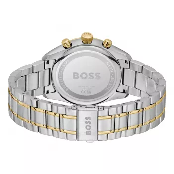 BOSS Velocity Vyriškas Kvarcinis Chronografinis Laikrodis 1514227 44mm Juodas Silikonas