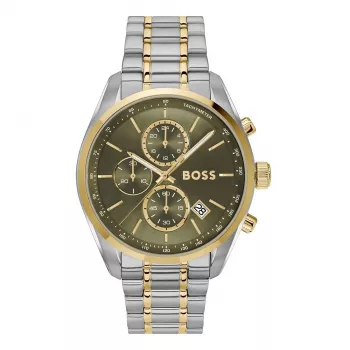 BOSS Velocity Vyriškas Kvarcinis Chronografinis Laikrodis 1514227 44mm Juodas Silikonas