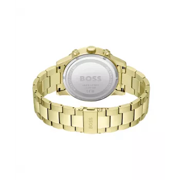 BOSS Watch Man 1513923 (46mm) - Mėlynas ciferblatas, nerūdijančio plieno chronografas