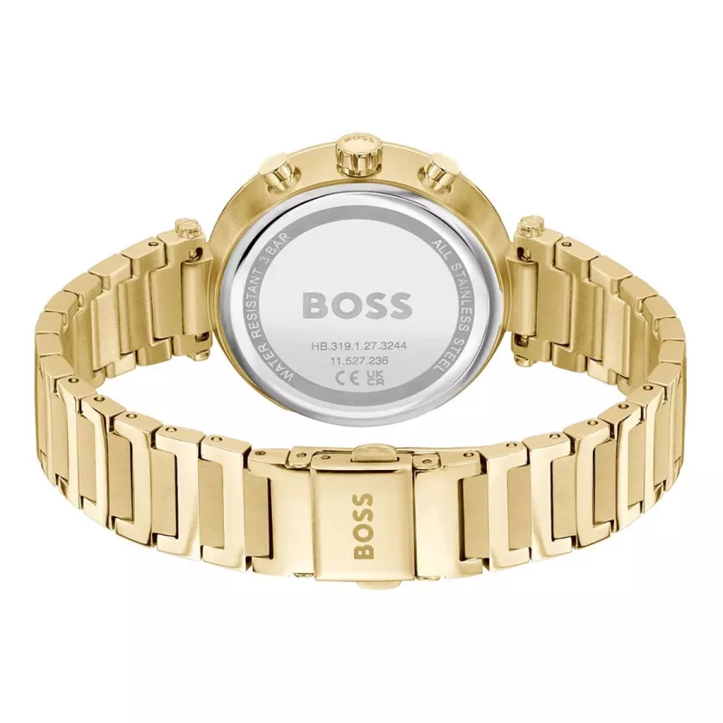 BOSS Women's 1502775 Quartz Analog Watch 36mm Stainless Steel Mesh Silver