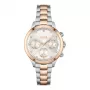 BOSS Moteriškas Laikrodis 1502564 38mm Nerūdijančio Plieno Tinklinė Apyrankė Sidabrinis