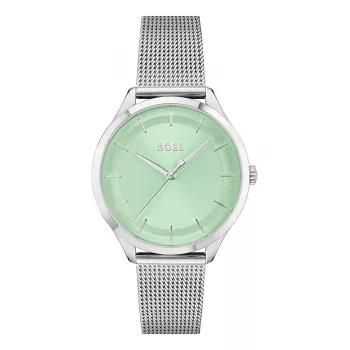 BOSS Moteriškas Laikrodis 1502636 36mm Sidabrinis Nerūdijantis Plienas Kvarcinis