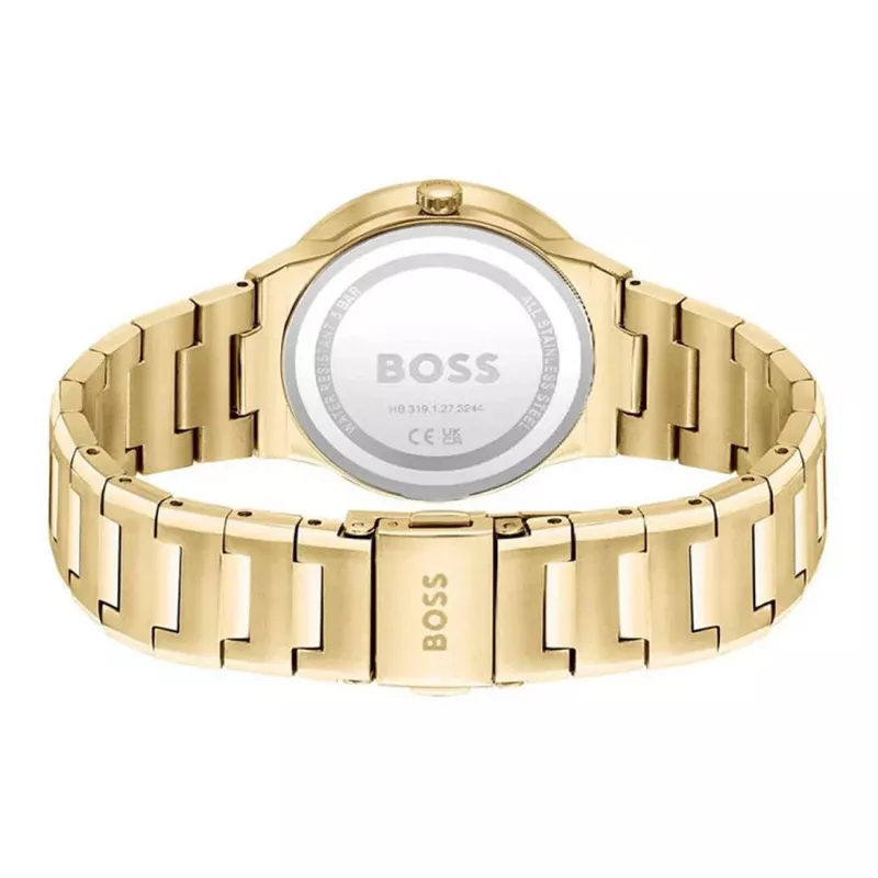 BOSS Moteriškas Laikrodis 1502649 34mm Rožinio Aukso Spalvos Nerūdijantis Plienas