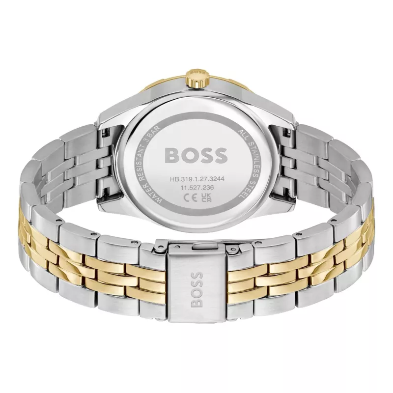 BOSS Moteriškas Laikrodis 1502700 36mm Sidabrinis Nerūdijantis Plienas Kvarcinis
