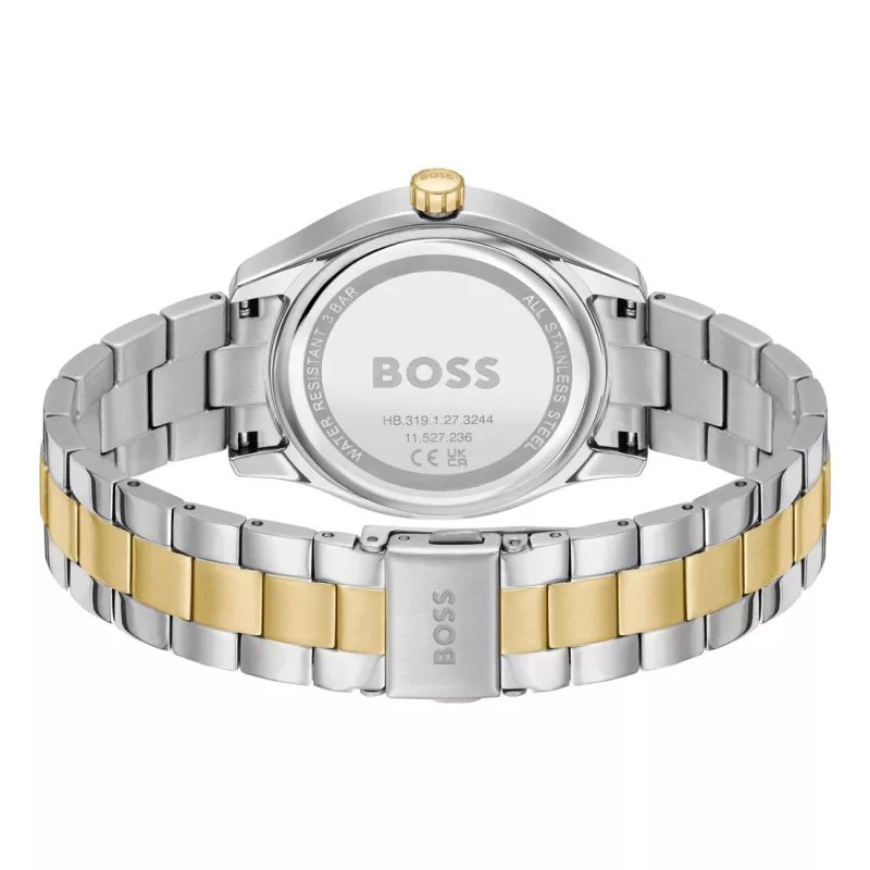 BOSS Moteriškas Laikrodis 1502746 38mm Sidabrinis Nerūdijantis Plienas Kvarcinis