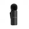 BOYA BY-V4 belaidė mikrofonų sistema 2.4GHz su 4 siųstuvais ir 1 imtuvu (3.5mm jungtis) juoda